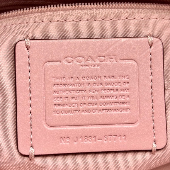 Coach Drew Satchel in Blossom Pink - Picture 9 of 14